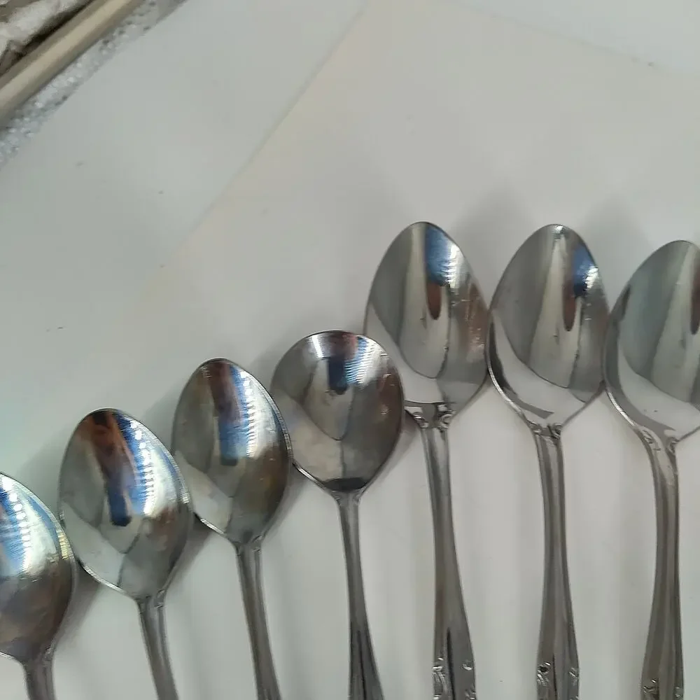16X Set Walco Discretion Stainless Korea Dinner Forks Table Tea Spoons Spreader